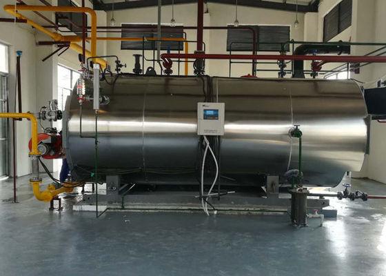Food Textile 1000kg Horizontal Oil Gas Steam Boiler