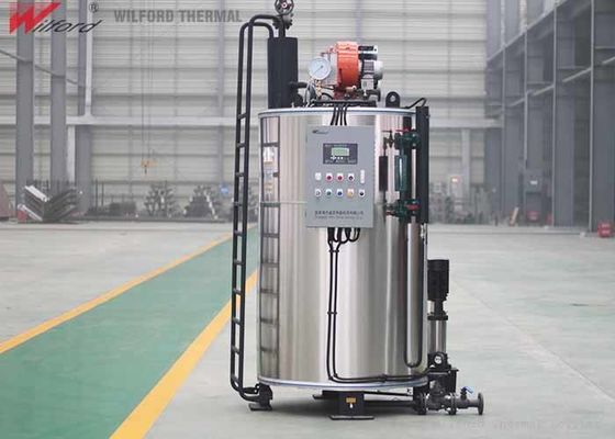 Textile Mill 1.0Mpa 1T/H Industrial Water Tube Steam Boiler Automatic Recovery